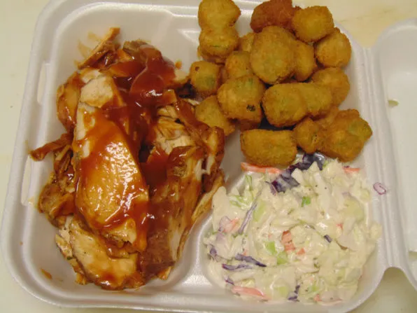 Chopped Chicken Plate, Chatt Smokehouse, Chattanooga TN